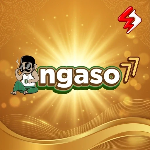 Tampilan katalog pencarian aplikasi ngaso77 berdasarkan nama dan kategori